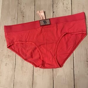 Victoria's Secret Pink Panties with Rhinestone Detail L